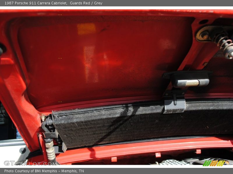 Guards Red / Grey 1987 Porsche 911 Carrera Cabriolet