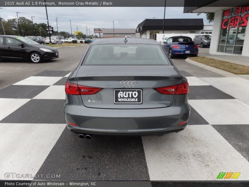 Monsoon Gray Metallic / Black 2015 Audi A3 1.8 Premium