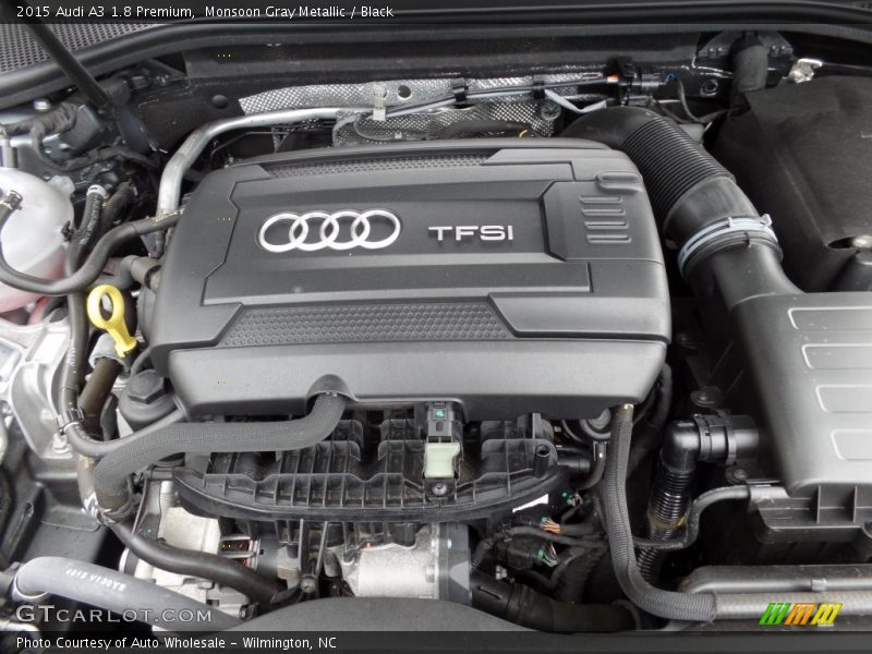 Monsoon Gray Metallic / Black 2015 Audi A3 1.8 Premium