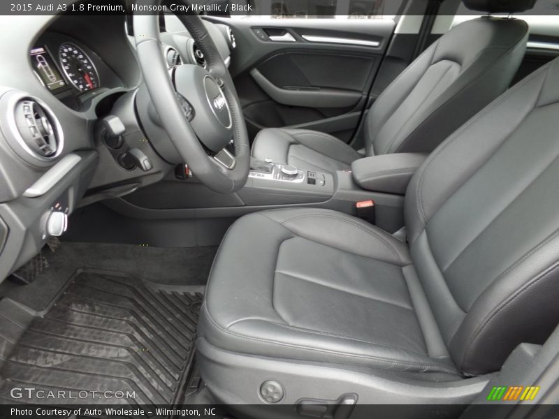Monsoon Gray Metallic / Black 2015 Audi A3 1.8 Premium