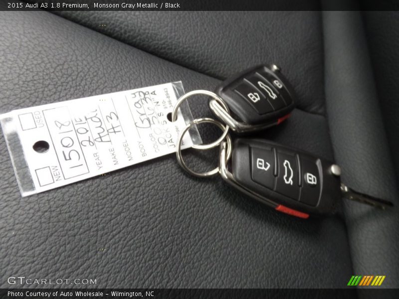 Monsoon Gray Metallic / Black 2015 Audi A3 1.8 Premium