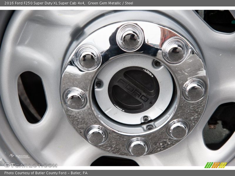 Green Gem Metallic / Steel 2016 Ford F250 Super Duty XL Super Cab 4x4