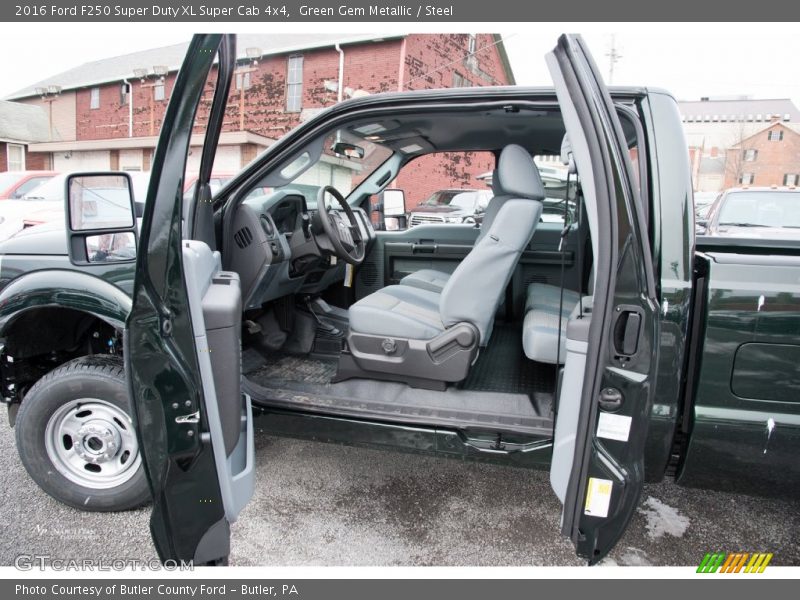 Green Gem Metallic / Steel 2016 Ford F250 Super Duty XL Super Cab 4x4