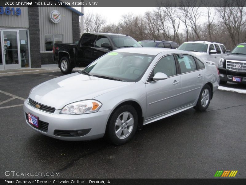 Silver Ice Metallic / Gray 2010 Chevrolet Impala LT