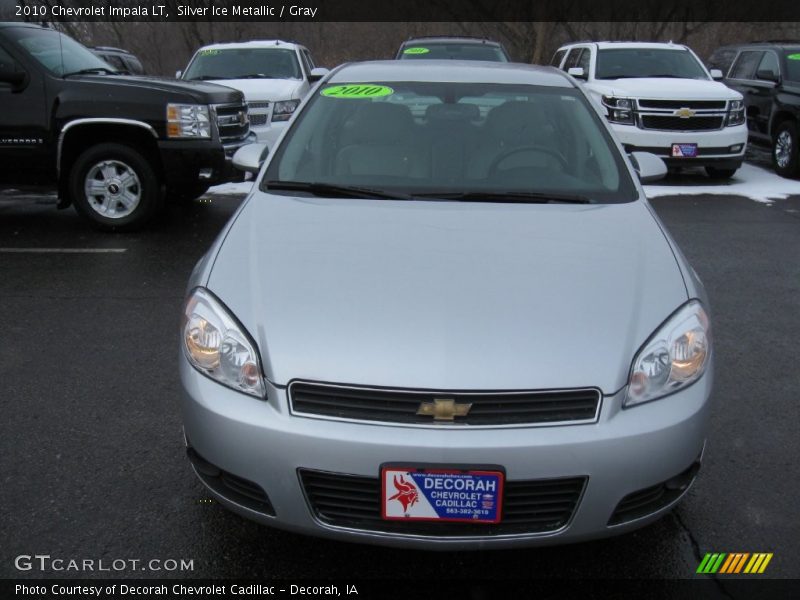 Silver Ice Metallic / Gray 2010 Chevrolet Impala LT