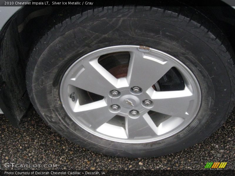 Silver Ice Metallic / Gray 2010 Chevrolet Impala LT