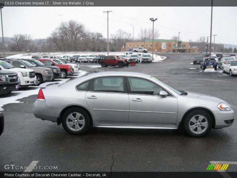 Silver Ice Metallic / Gray 2010 Chevrolet Impala LT