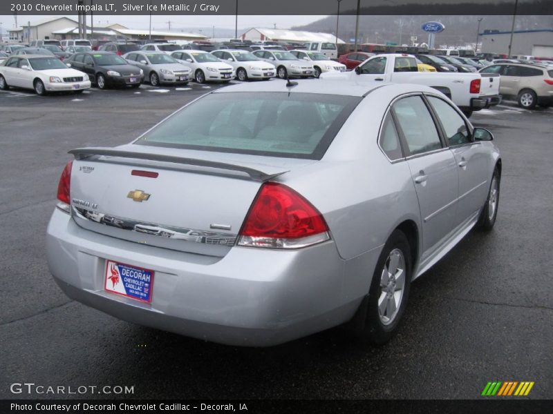 Silver Ice Metallic / Gray 2010 Chevrolet Impala LT