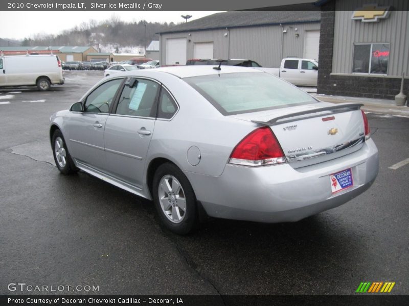 Silver Ice Metallic / Gray 2010 Chevrolet Impala LT