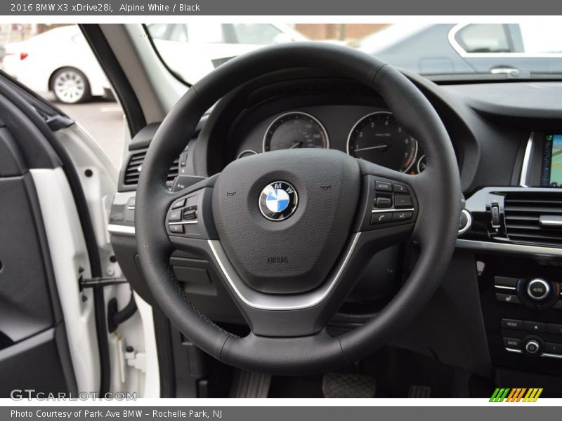Alpine White / Black 2016 BMW X3 xDrive28i