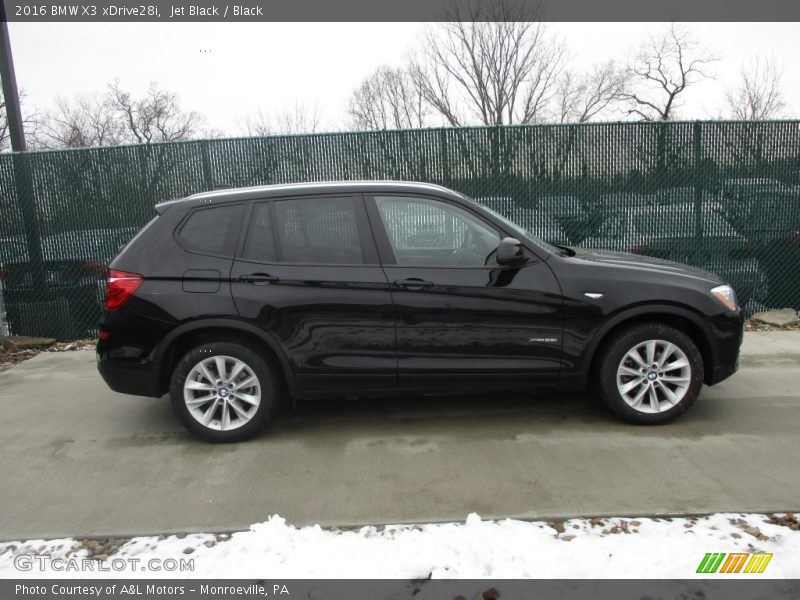 Jet Black / Black 2016 BMW X3 xDrive28i