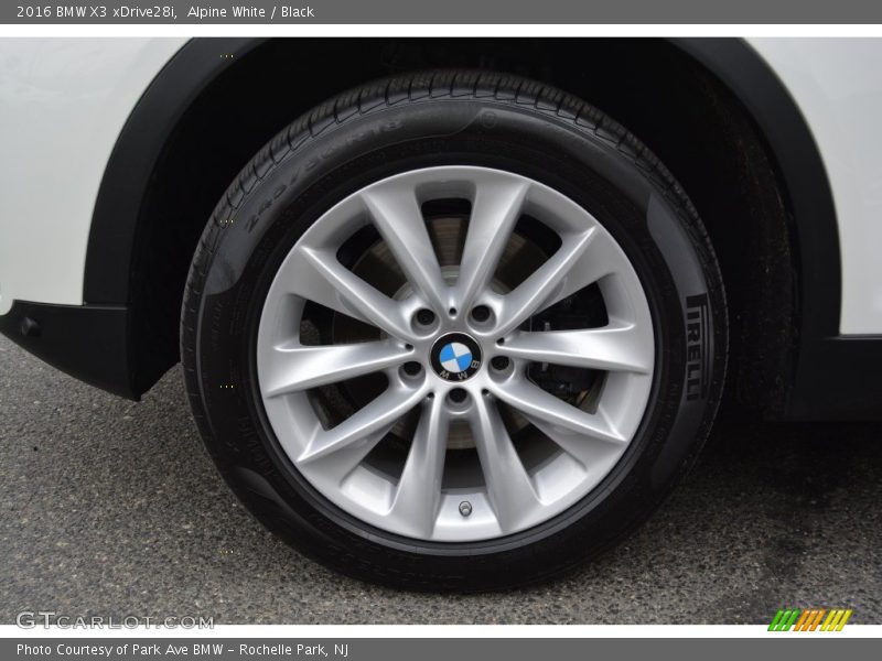 Alpine White / Black 2016 BMW X3 xDrive28i