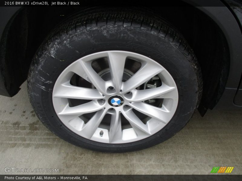 Jet Black / Black 2016 BMW X3 xDrive28i