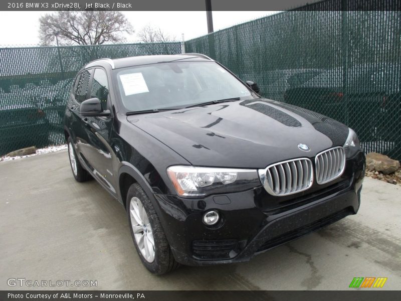 Jet Black / Black 2016 BMW X3 xDrive28i