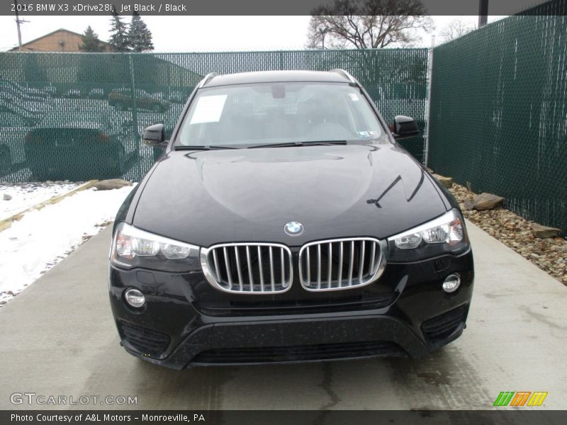 Jet Black / Black 2016 BMW X3 xDrive28i