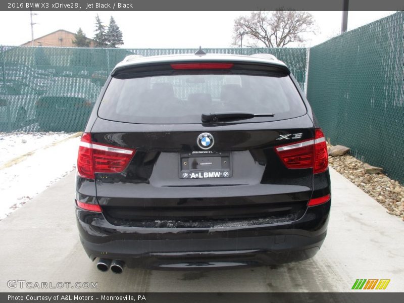 Jet Black / Black 2016 BMW X3 xDrive28i