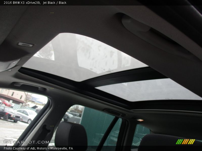 Jet Black / Black 2016 BMW X3 xDrive28i