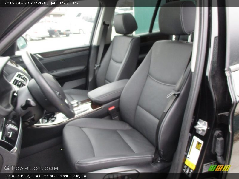 Jet Black / Black 2016 BMW X3 xDrive28i
