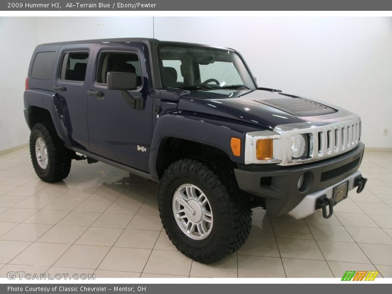 All-Terrain Blue / Ebony/Pewter 2009 Hummer H3