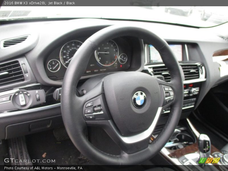 Jet Black / Black 2016 BMW X3 xDrive28i