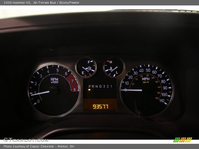 All-Terrain Blue / Ebony/Pewter 2009 Hummer H3