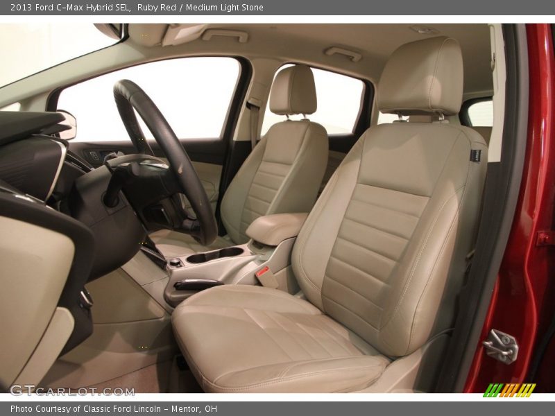 Ruby Red / Medium Light Stone 2013 Ford C-Max Hybrid SEL