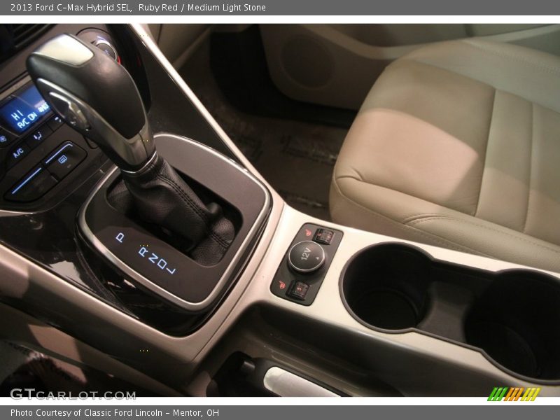 Ruby Red / Medium Light Stone 2013 Ford C-Max Hybrid SEL
