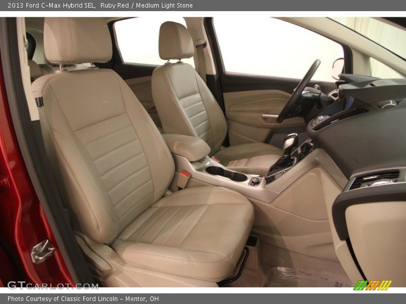Ruby Red / Medium Light Stone 2013 Ford C-Max Hybrid SEL