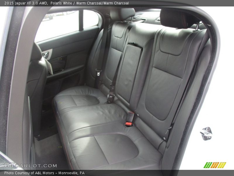 Polaris White / Warm Charcoal/Warm Charcoal 2015 Jaguar XF 3.0 AWD