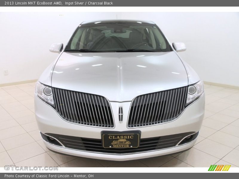 Ingot Silver / Charcoal Black 2013 Lincoln MKT EcoBoost AWD