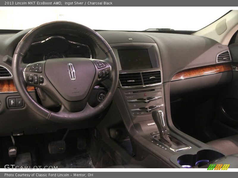 Ingot Silver / Charcoal Black 2013 Lincoln MKT EcoBoost AWD