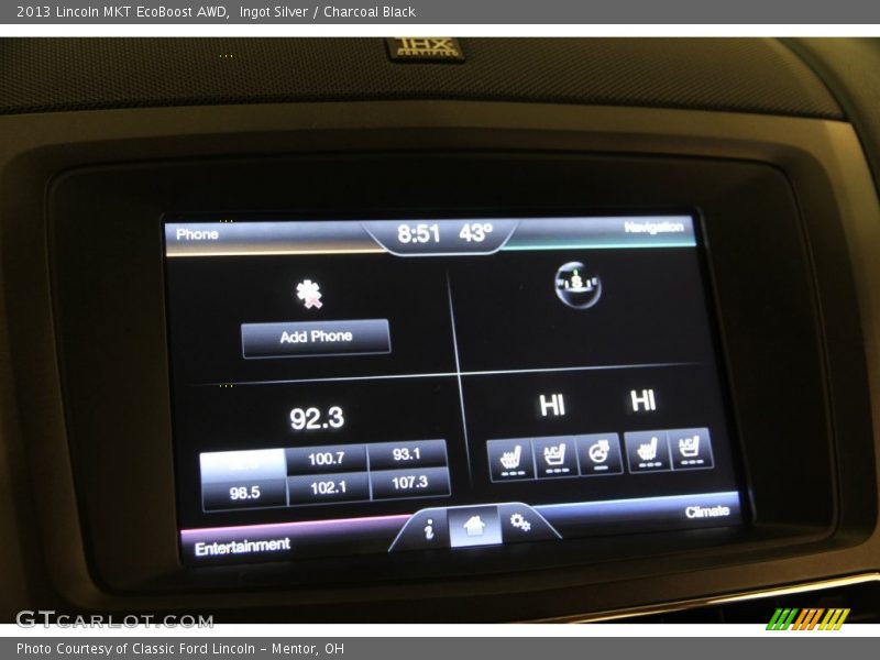 Ingot Silver / Charcoal Black 2013 Lincoln MKT EcoBoost AWD