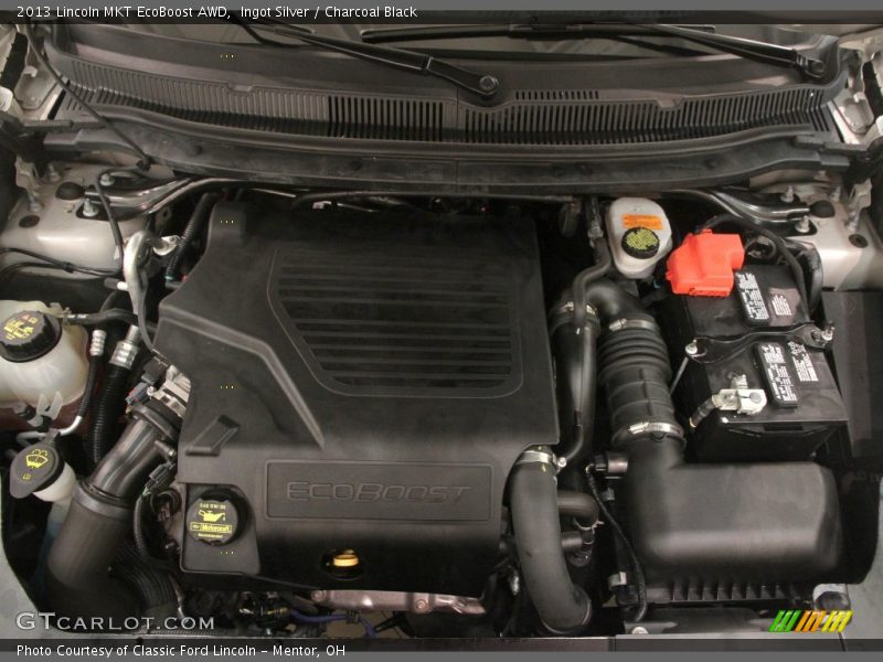 Ingot Silver / Charcoal Black 2013 Lincoln MKT EcoBoost AWD