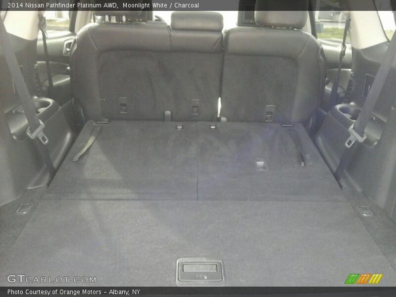 Moonlight White / Charcoal 2014 Nissan Pathfinder Platinum AWD