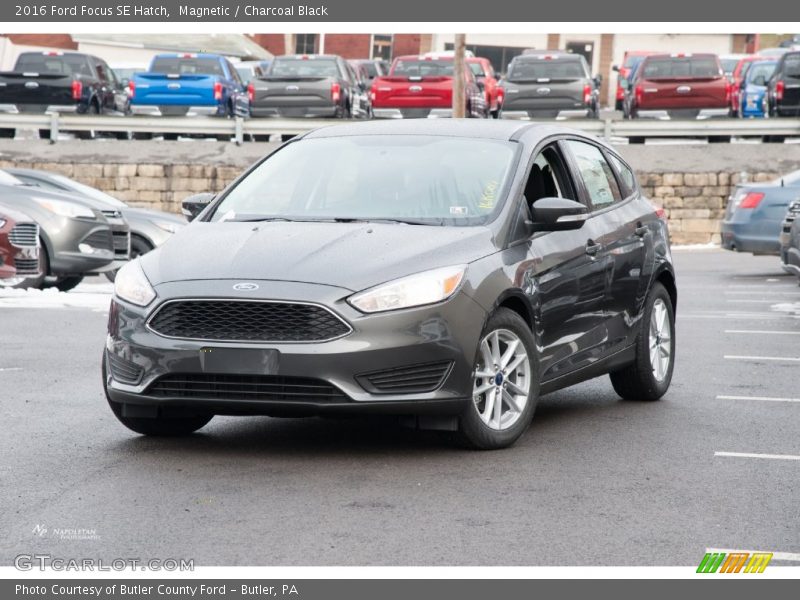 Magnetic / Charcoal Black 2016 Ford Focus SE Hatch