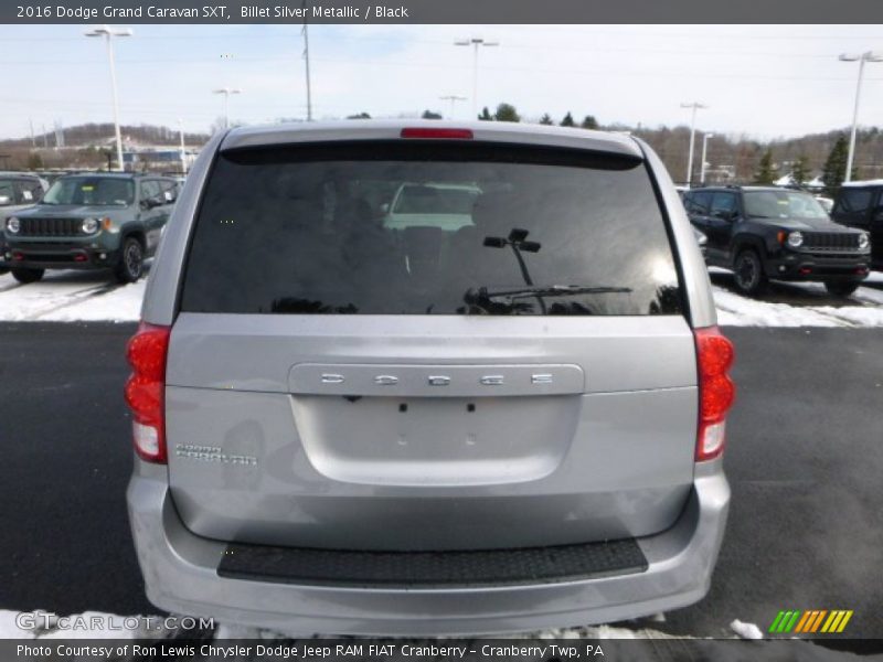 Billet Silver Metallic / Black 2016 Dodge Grand Caravan SXT