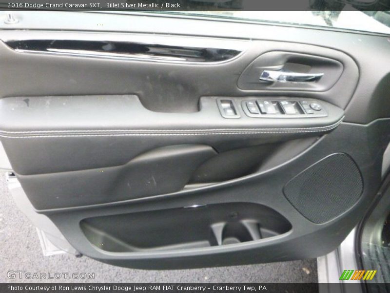 Billet Silver Metallic / Black 2016 Dodge Grand Caravan SXT