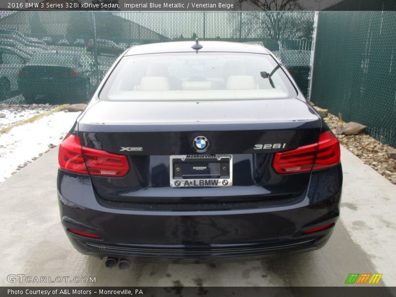 Imperial Blue Metallic / Venetian Beige 2016 BMW 3 Series 328i xDrive Sedan