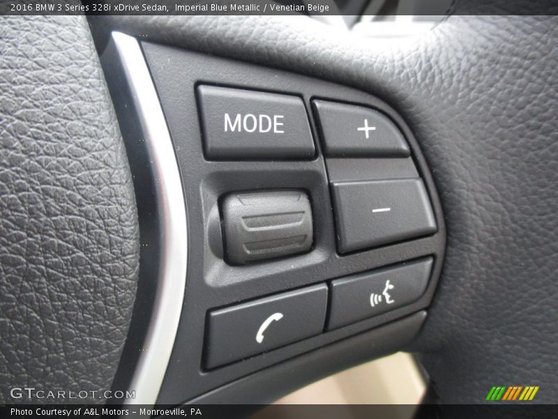 Imperial Blue Metallic / Venetian Beige 2016 BMW 3 Series 328i xDrive Sedan