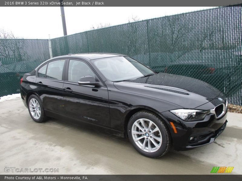 Jet Black / Black 2016 BMW 3 Series 320i xDrive Sedan