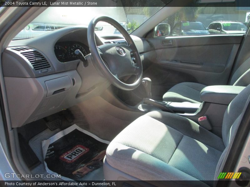 Lunar Mist Metallic / Stone 2004 Toyota Camry LE