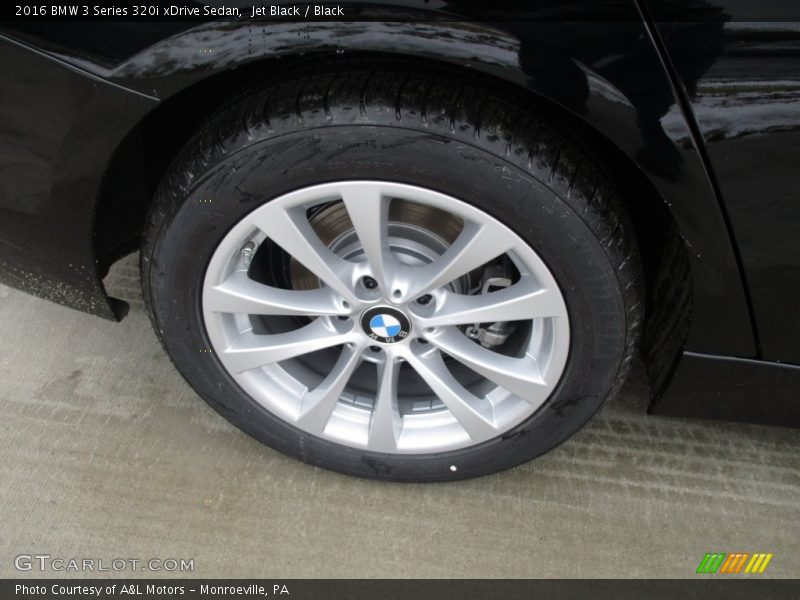 Jet Black / Black 2016 BMW 3 Series 320i xDrive Sedan