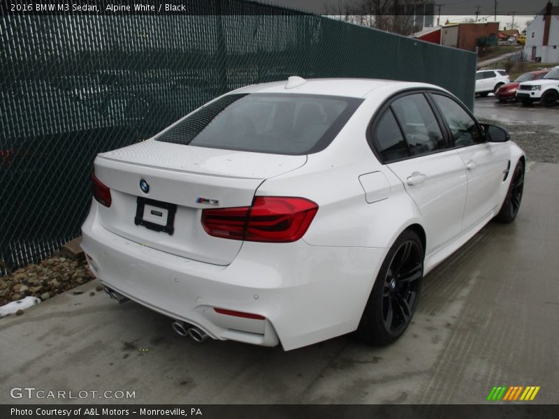 Alpine White / Black 2016 BMW M3 Sedan