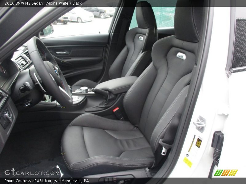 Alpine White / Black 2016 BMW M3 Sedan