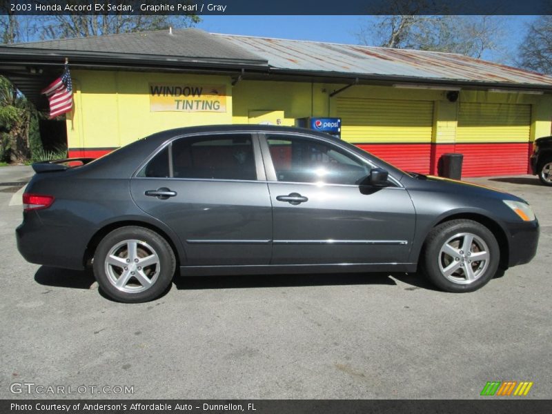 Graphite Pearl / Gray 2003 Honda Accord EX Sedan