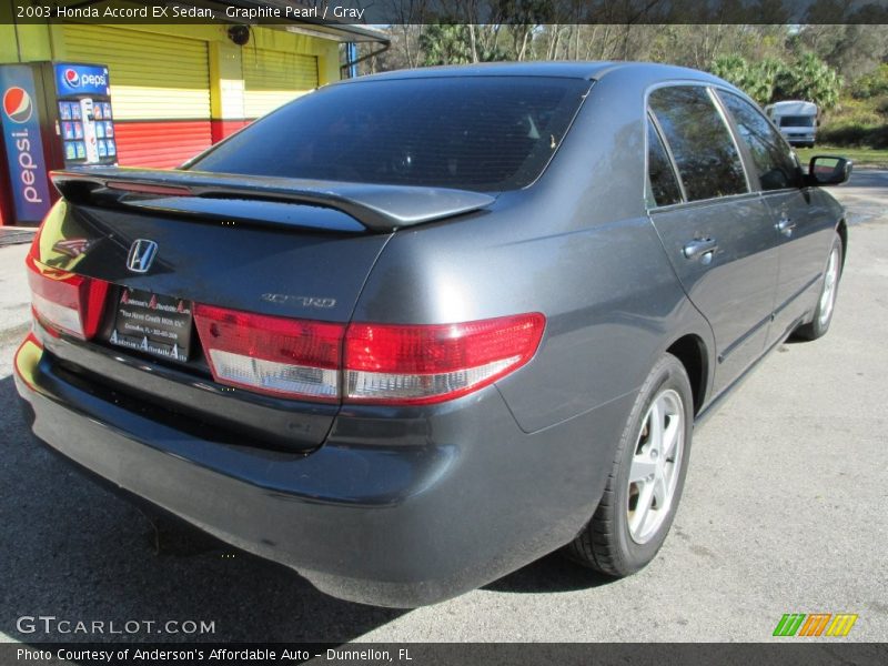 Graphite Pearl / Gray 2003 Honda Accord EX Sedan