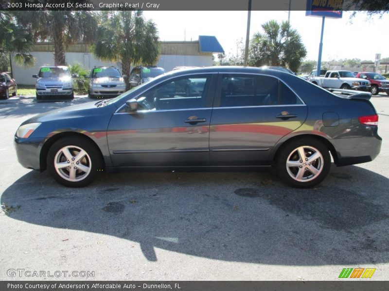 Graphite Pearl / Gray 2003 Honda Accord EX Sedan