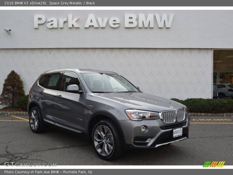 Space Grey Metallic / Black 2016 BMW X3 xDrive28i