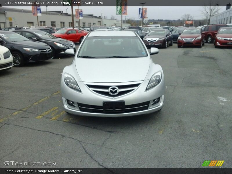 Ingot Silver / Black 2012 Mazda MAZDA6 i Touring Sedan