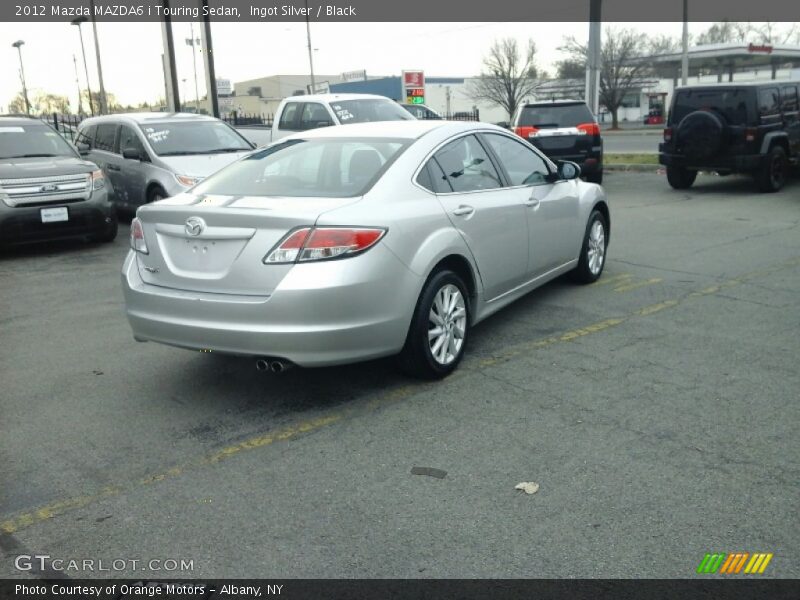 Ingot Silver / Black 2012 Mazda MAZDA6 i Touring Sedan